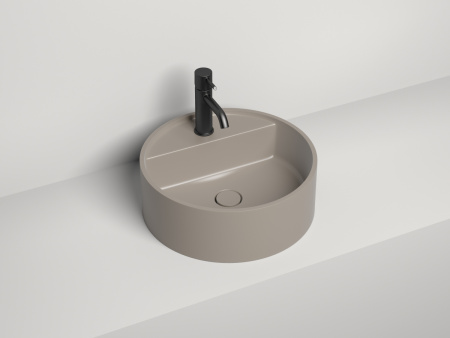 Раковина из искусственного камня S-Stone Salini ARMONIA 130126M 50х50 накладная цвет белый без отверстий под смеситель